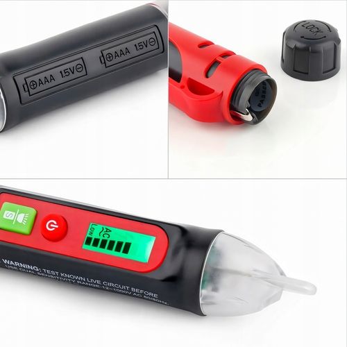 TESTER PRÓBNIK NAPIĘCIA ELEKTRYCZNEGO OBWODU CZUŁY BEZDOTYKOWY AC na Arena.pl