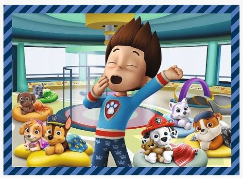 Puzzle PSI PATROL Psie Sprawy Niezależne Układanki 4w1 Duże Obrazki 4+ na Arena.pl