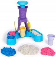 PIASEK KINETYCZNY ZESTAW KINETIC SAND MASZYNA DO LODÓW + AKCESORIA
