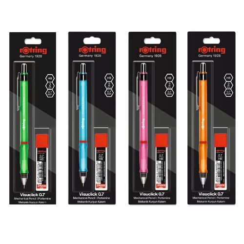 Ołówek Automatyczny Rotring Visuclick 0,7 Mm + Grafity, Hb 2102713 na Arena.pl