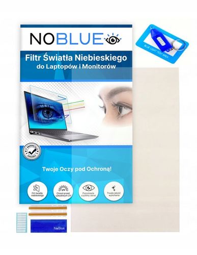 FILTR 15,6" ŚWIATŁA NIEBIESKIEGO DO LAPTOPA NA EKRAN.OCHRONA OCZU.MATOWY na Arena.pl
