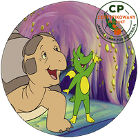 Opłatek na tort Tabaluga