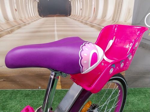 Rower dziecięcy dla dziewczynki FLOWER koło 20 " + wstążki, koszyk, dzwonek na Arena.pl