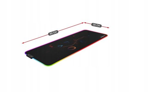 Podkładka LED RGB Mousepad 2.0 XL pod mysz czarna na Arena.pl
