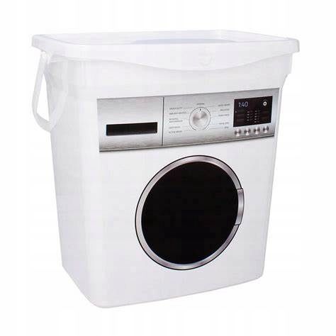 POJEMNIK NA PROSZEK NA KAPSUŁKI DO PRANIA DETERGENTY 6L KOLORY na Arena.pl