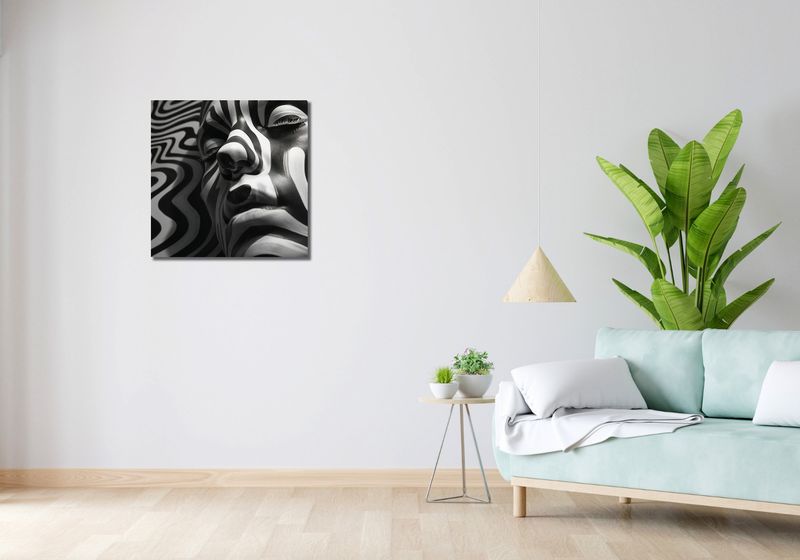 Obraz 60x60cm Wtop Się We Mnie zdjęcie 2