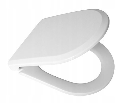 Deska sedesowa WC wolnoopadająca kształ U pokrywa klozetowa uniwersalna na Arena.pl