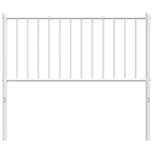 Metalowe wezgłowie, białe, 100 cm na Arena.pl