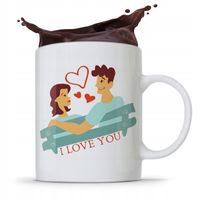 Kubek Prezent Na Walentynki I Love You Z Nadrukiem Ze Zdjęciem