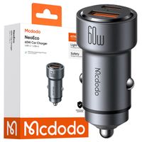 mcdodo szybka ładowarka samochodowa do telefonu laptopa 2x usb-c