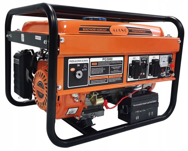 Agregat prądotwórczy przenośny benzynowy generator prądu 7km AVR 3000W zdjęcie 8
