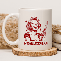 CHAMSKI KUBEK BEZ CENZURY | ŚMIESZNY PREZENT | DO PRACY BIURA DOMU | 330 ml