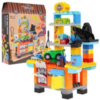 Klocki Konstrukcyjne Warsztat Majsterkowicza Dla Dzieci 3+ Narzędzia + Aut