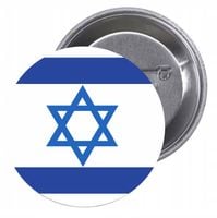 Przypinki buttony FLAGA IZRAEL znaczki z grafiką