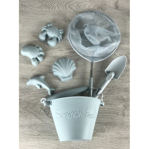 Scrunch : Składane wiaderko Bucket Błękitne zdjęcie 2