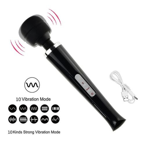 stymulator magic massager wand usb white 10 function na Arena.pl