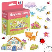 gra planszowa gra magnetyczna kotek marzyciel 20 el. kolorowych