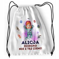 Plecak Sportowy Szkolny Alicji Córki I Dziecka Z Nadrukiem Ze Zdjęciem