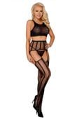 top+collant resille t02 noir t.u