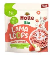 Holle Kółka Zbożowe Jabłkowo-Truskawkowa Lama Bez Od 1 Roku BIO 125 g