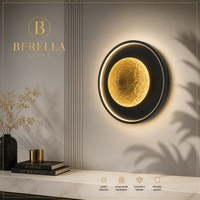 Plafon Berella Light Popi PL40 BL5643 Czarno Złoty