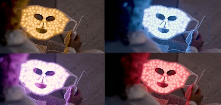 Maska do twarzy LED SILKN FLM100PE1001Biały zdjęcie 5
