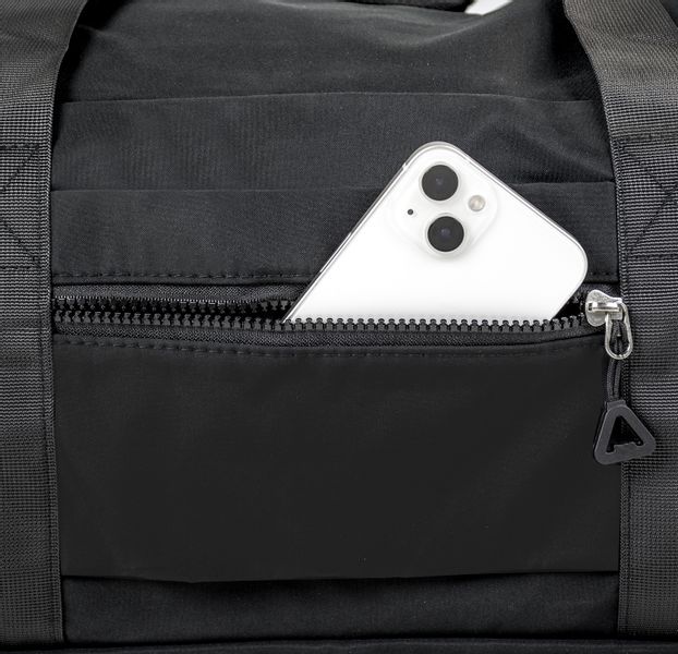 torba podróżna bagaż podręczny fitness siłowniana czarna 30 l zdjęcie 9