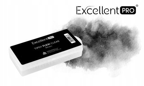 EXCELLENT FLEXI TIPSY TUNELOWE CLEAR MIĘKKIE POD ŻEL ZESTAW 504 SZT. na Arena.pl