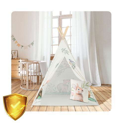 Namiot tipi dla dzieci Nukido - beżowe na Arena.pl