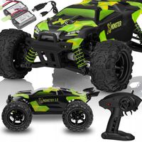 SAMOCHÓD RC AUTO TERENOWY NA PILOTA 4x4 DUŻY AKUMULATOR x 2szt SKALA 1:18