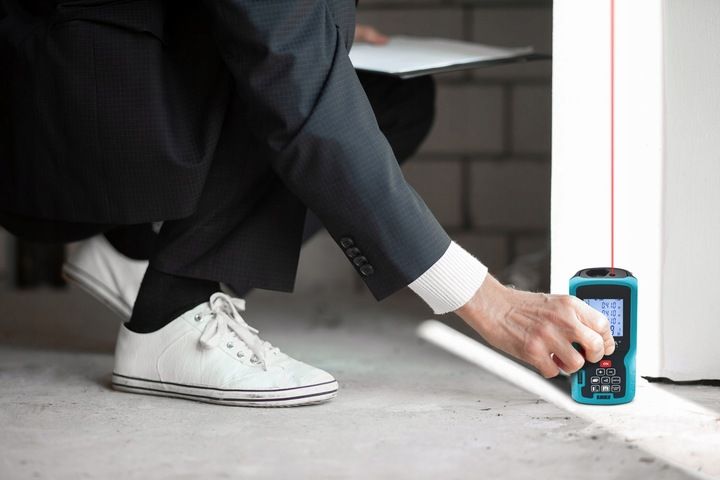 Dalmierz laserowy Cyfrowy miernik odległości Transa Electronics 60M zdjęcie 4