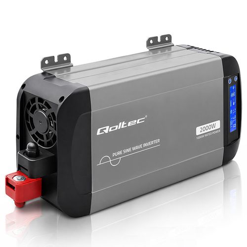 Qoltec przetwornica 12/230V 1000W sinus na Arena.pl