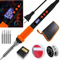 Precyzyjna Lutownica Kolbowa 909A 5 Grotów do Lutownicy Cyna