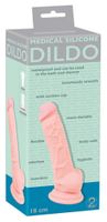 realistyczne dildo silikonowe medical silicone 18 cm