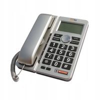 Telefon przewodowy stacjonarny DARTEL LJ-240 Srebrny