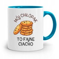 Kubek Błękitny Dla Chłopaka To Fajne Ciacho Z Nadrukiem Ze Zdjęciem