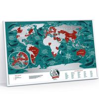 Mapa zdrapka "Travel Map™ Marine World" | 1DEA.me