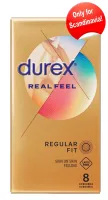 durex real feel 8 szt. - prezerwatywy bez lateksu, poliizopren