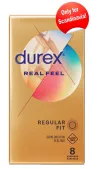durex real feel 8 szt. - prezerwatywy bez lateksu, poliizopren