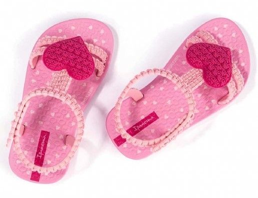 Sandałki dziecięce dziewczęce obuwie letnie plażowe płaskie Ipanema R.25/26 zdjęcie 2