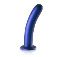 ouch! smooth silicone g-spot model 17 cm z przyssawką metallic