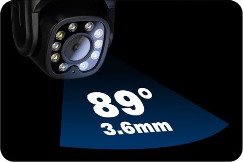 Kamera Zewnętrzna Obrotowa WiFi 8MPx 8MP 4K UHD AUDIO APLIKACJA 4XZOOM na Arena.pl