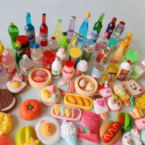 100 SZTUK MINI JEDZENIE UROCZE AKCESORIA DLA DZIECI URODZINOWYCH na Arena.pl