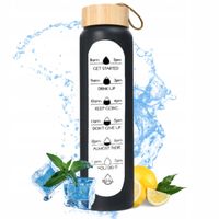 Butelka Hydrate Heroes 1000 ml czarny
