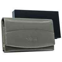 duży, skórzany portfel damski na zatrzask - 4u cavaldi