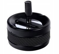 Popielniczka obrotowa metalowa Carbon 9cm
