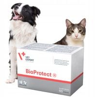 Probiotyk dla psów i kotów na biegunkę Vet Expert Bioprotect 60 kapsułek
