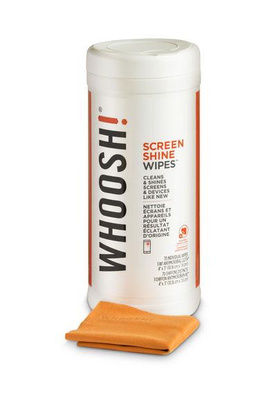 Whoosh! SCREEN SHINE WIPES 70 pack zdjęcie 1