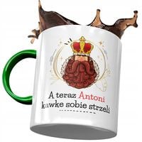 Kubek Zielony Dla Antoniego Antka Kolegi Prezent Z Nadrukiem Ze Zdjęciem