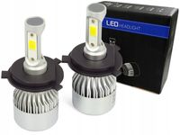 Żarówki LED H4 S2 72W COB ZESTAW 16000 lm 12V 24V